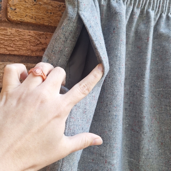 NWT J. Crew Wool Blend Size 8 Gray Skirt - Picture 3 of 5